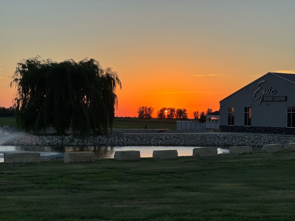 Iowa Turnkey Event Center photo taken at sunset